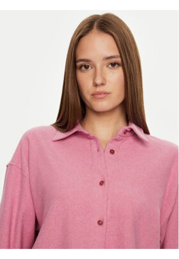 AMERICAN VINTAGE - American Vintage Koszula Vylow VYL06AH24 Różowy Loose Fit. Kolor: różowy. Materiał: bawełna. Styl: vintage