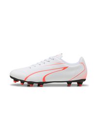 Buty piłkarskie Puma Vitoria FG/AG. Kolor: wielokolorowy, biały, czerwony. Sport: piłka nożna