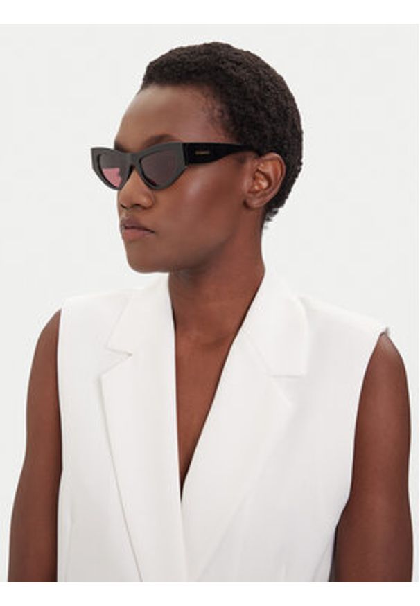 Pinko - PINKO Okulary przeciwsłoneczne Cassiopea Occhiali 20251 PKSG 105315.A2NN Czarny. Kolor: czarny