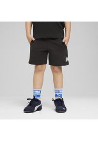 Puma - Dziecięce szorty ESS z logo No. 1 PUMA Black. Okazja: na uczelnię. Kolor: czarny. Materiał: guma. Wzór: nadruk. Styl: sportowy. Sport: joga i pilates