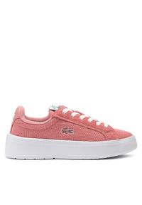 Sneakersy Lacoste. Kolor: różowy. Obcas: na platformie #1