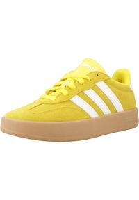 Adidas - Kapcie ADIDAS BARREDA Żółty. Kolor: żółty. Materiał: tkanina. Styl: sportowy