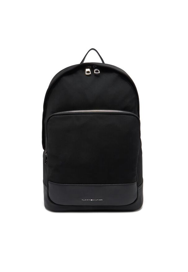 TOMMY HILFIGER - Tommy Hilfiger Plecak Th Business Nylon Backpack AM0AM13189 Czarny. Kolor: czarny. Materiał: materiał