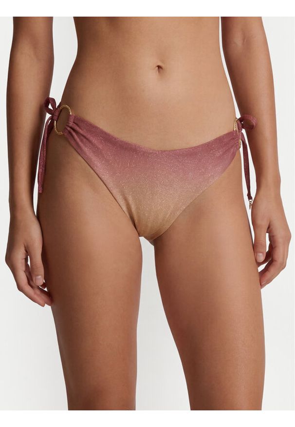 Guess Dół od bikini E6GO08 KF600 Różowy. Kolor: różowy. Materiał: syntetyk