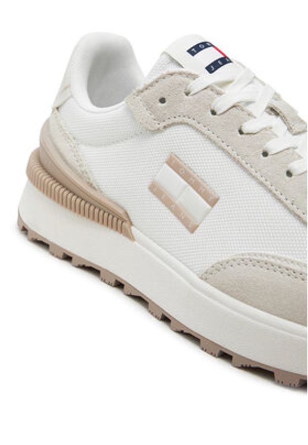 Tommy Jeans Sneakersy Tjw Tech Runner Ess EN0EN02511 Kolorowy. Materiał: materiał. Wzór: kolorowy