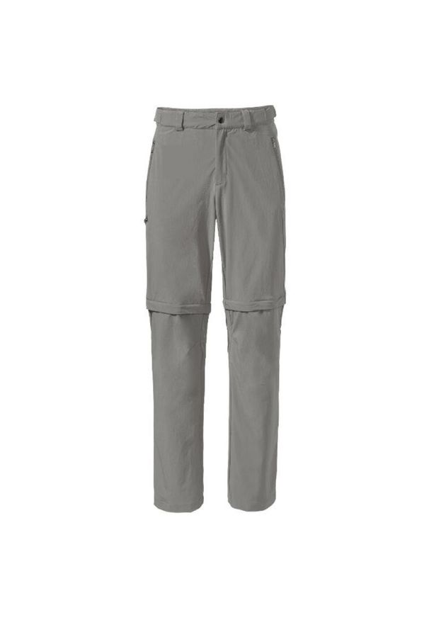 Spodnie odpinane męskie Vaude Farley Stretch T-Zip Pants III. Kolor: szary. Sport: turystyka piesza