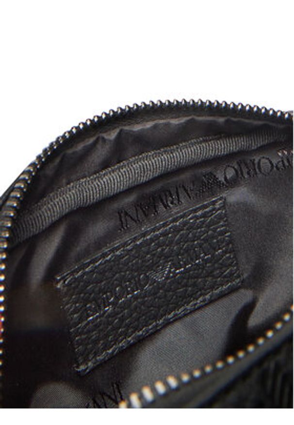 Emporio Armani Saszetka EM001737 AF14774 UC001 Czarny. Kolor: czarny. Materiał: skóra