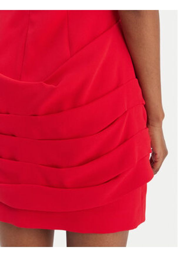 Marella Sukienka koktajlowa Editore 2613221013 Czerwony Slim Fit. Kolor: czerwony. Materiał: syntetyk. Styl: wizytowy