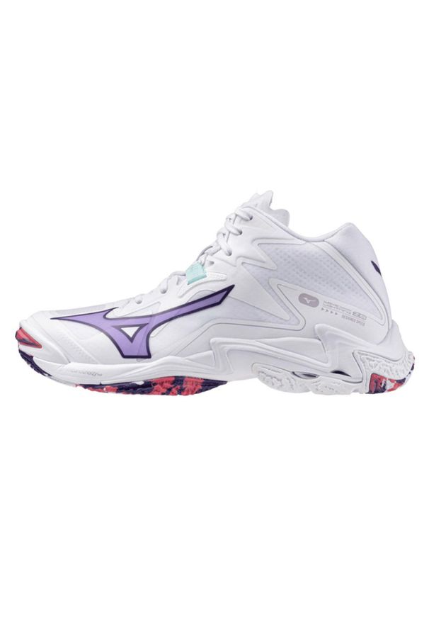 Mizuno - Męskie Buty Treningowe Wave Lightning Z8. Kolor: biały. Model: Mizuno Wave. Sport: turystyka piesza
