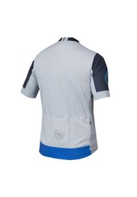 ENDURA - Koszulka rowerowa męska Endura FS260 Print S/S ink. Kolor: niebieski. Wzór: nadruk. Sport: kolarstwo