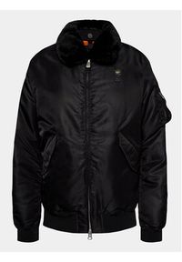 Blauer Kurtka bomber 23WBLUC02132 Czarny Regular Fit. Kolor: czarny. Materiał: syntetyk