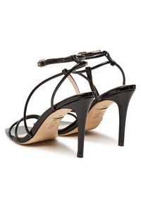 Marciano Guess Sandały 5YGZ35 7231A Czarny. Kolor: czarny. Materiał: skóra, lakier #5
