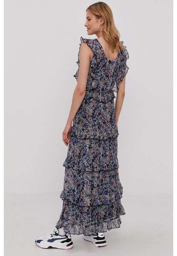 JDY - Jacqueline de Yong Sukienka maxi rozkloszowana. Materiał: tkanina. Typ sukienki: rozkloszowane. Długość: maxi