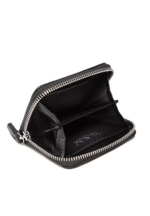 VALENTINO - Valentino Mały Portfel Damski Divina VPS1R4139G Czarny. Kolor: czarny. Materiał: skóra