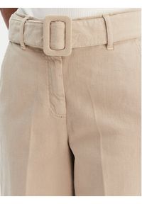 Marella Spodnie materiałowe Nicchia 2613131074 Beżowy Regular Fit. Kolor: beżowy. Materiał: bawełna #5