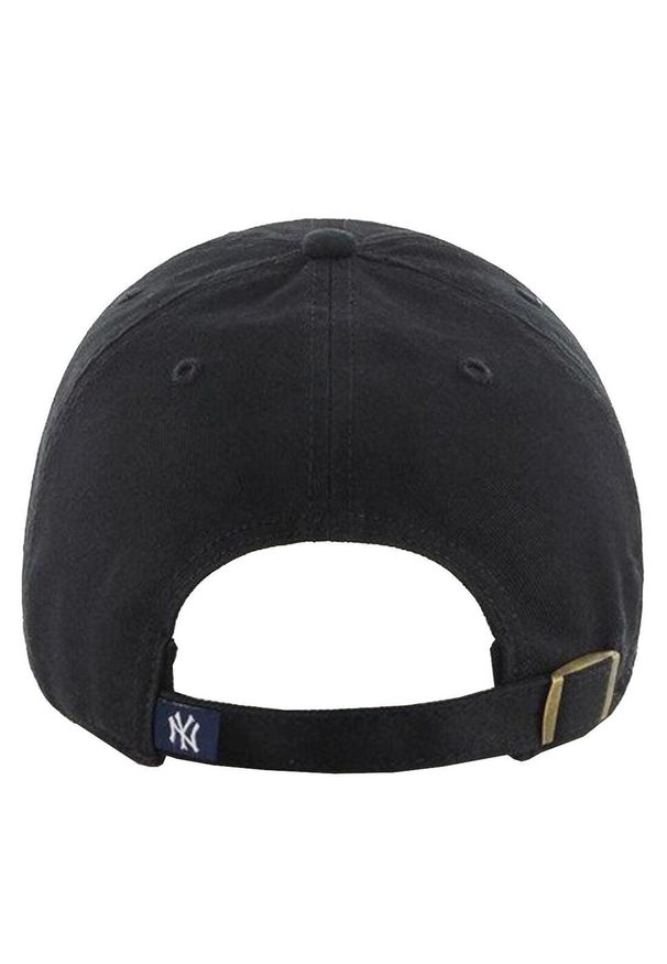 47 Brand - Czapka z daszkiem męska New York Yankees MLB Clean Up Cap. Kolor: czarny. Materiał: bawełna