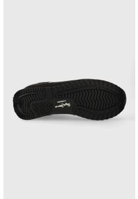 Pepe Jeans sneakersy LONDON STREET M kolor czarny PMS31013. Nosek buta: okrągły. Zapięcie: sznurówki. Kolor: czarny. Materiał: guma #4