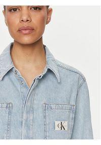 Calvin Klein Jeans Sukienka jeansowa J20J222784 Niebieski Regular Fit. Kolor: niebieski. Materiał: bawełna