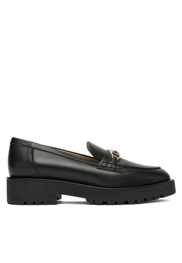 Aigner Loafersy 1252140 Czarny. Kolor: czarny. Materiał: skóra