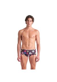 Szorty kąpielowe męskie Arena Donuts Low Waist. Kolor: czarny #1
