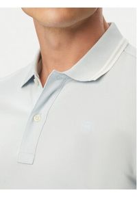 G-Star RAW - G-Star Raw Polo Dunda D17127-5864 Niebieski jasny Slim Fit. Typ kołnierza: polo. Kolor: niebieski. Materiał: bawełna #4