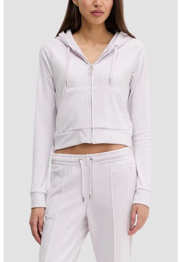 Juicy Couture - JUICY COUTURE Różowa bluza Madison Outline, Rozmiar M. Kolor: różowy