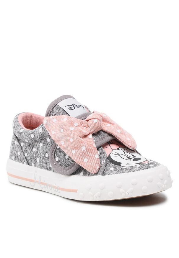 Tenisówki Minnie Mouse. Kolor: szary. Wzór: motyw z bajki