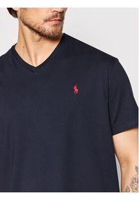 Polo Ralph Lauren T-Shirt 710708261 Granatowy Classic Fit. Typ kołnierza: polo. Kolor: niebieski. Materiał: bawełna
