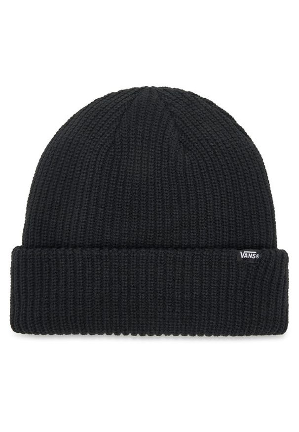 Vans Czapka Core Basic Cuff Beanie VN000QB4BLK1 Czarny. Kolor: czarny. Materiał: akryl, materiał