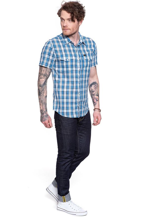 Lee - LEE LEE WESTERN SS SHIRT DIPPED BLUE L641CZLA 112115307