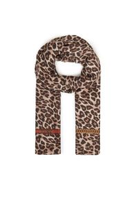Guess Szal AW5349 MOD03 Brązowy. Kolor: brązowy. Materiał: materiał