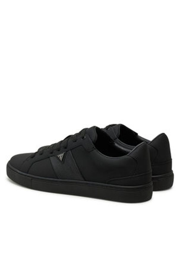 Guess Sneakersy Todi II FMPTII ELL12 Czarny. Kolor: czarny. Materiał: skóra