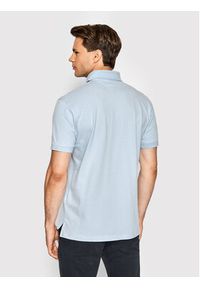 TOMMY HILFIGER - Tommy Hilfiger Polo 1985 MW0MW17770 Błękitny Regular Fit. Typ kołnierza: polo. Kolor: niebieski. Materiał: bawełna