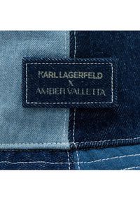 Karl Lagerfeld - KARL LAGERFELD Bucket 231W3404 Niebieski. Kolor: niebieski. Materiał: materiał, bawełna #3