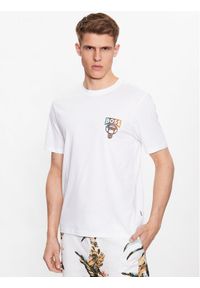 BOSS - Boss T-Shirt 50491723 Biały Relaxed Fit. Kolor: biały. Materiał: bawełna