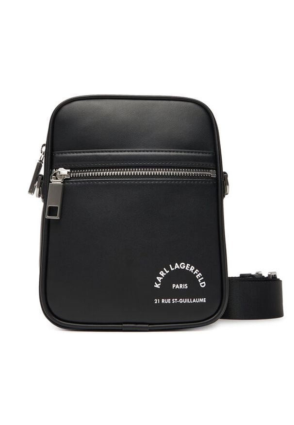 Karl Lagerfeld - KARL LAGERFELD Saszetka A3M30341 Czarny. Kolor: czarny. Materiał: skóra