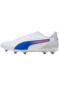 Buty Puma King Pro FG/AG 107862 02 białe. Kolor: biały. Materiał: materiał. Szerokość cholewki: normalna. Sport: piłka nożna