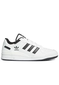 Adidas - Buty adidas Originals Forum Low CL IH7830 - białe. Okazja: na co dzień. Zapięcie: pasek. Kolor: biały. Materiał: skóra, guma. Szerokość cholewki: normalna #1