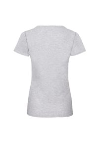 FRUIT OF THE LOOM - Koszulka Damska Valueweight Heather T-shirt. Kolor: szary