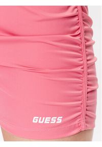 Guess Szorty sportowe Ella V3GD14 MC04A Różowy Slim Fit. Kolor: różowy. Materiał: syntetyk #4