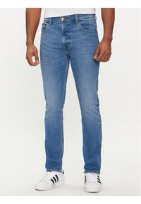 Lee Jeansy Rider 112346321 Niebieski Slim Fit. Kolor: niebieski