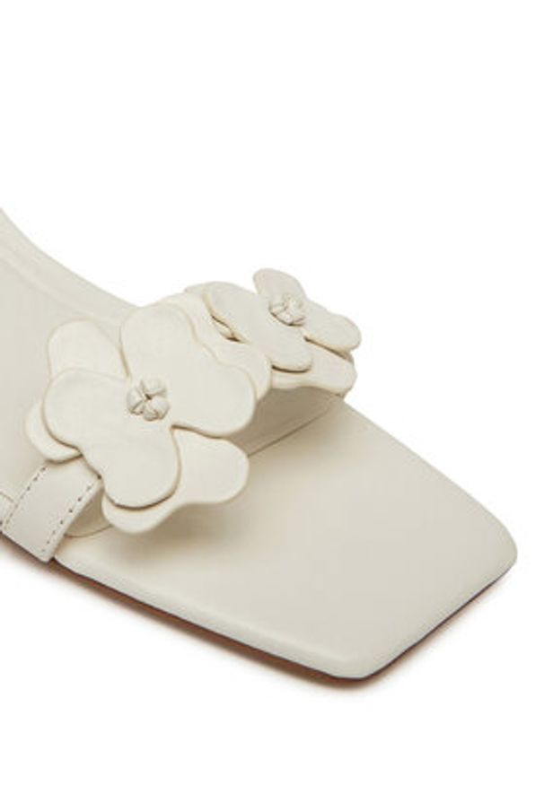 Aldo Sandały Daisyrose 13964638 Biały. Kolor: biały. Materiał: skóra