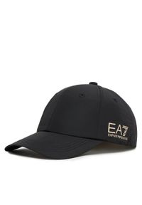 EA7 Emporio Armani Czapka z daszkiem 7X000055 AF13286 UC001 Czarny. Kolor: czarny. Materiał: poliester, materiał