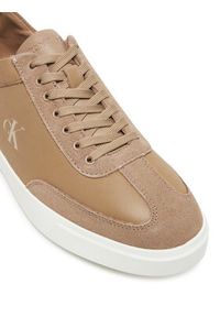 Calvin Klein Sneakersy Low Pro Cups Lth Mix Mg HW0HW02825 Beżowy. Kolor: beżowy. Materiał: skóra #4