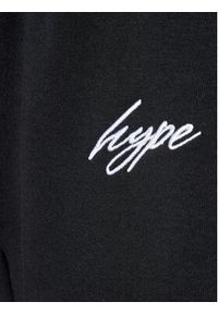 Hype - HYPE Spodnie dresowe YVLR-421 Czarny Regular Fit. Kolor: czarny. Materiał: bawełna