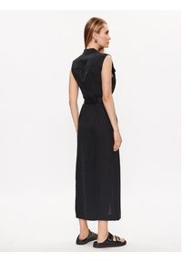 Calvin Klein Sukienka koszulowa K20K205204 Czarny Regular Fit. Kolor: czarny. Materiał: lyocell. Typ sukienki: koszulowe #5