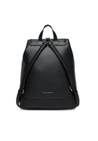 Karl Lagerfeld - KARL LAGERFELD Plecak A3W30154 Czarny. Kolor: czarny. Materiał: skóra #5