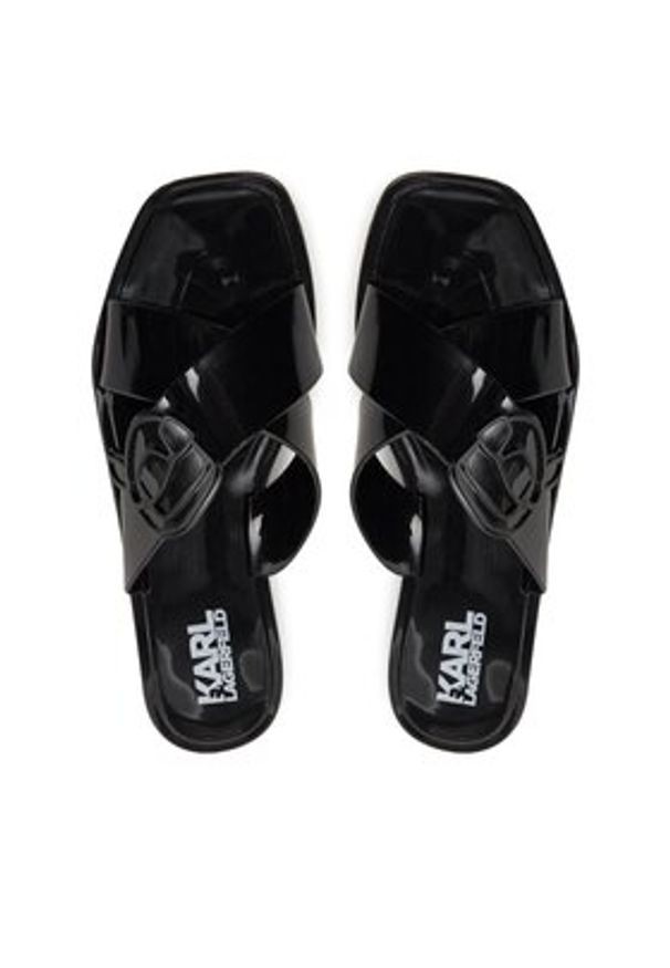 Karl Lagerfeld - KARL LAGERFELD Klapki KL80004N Czarny. Kolor: czarny