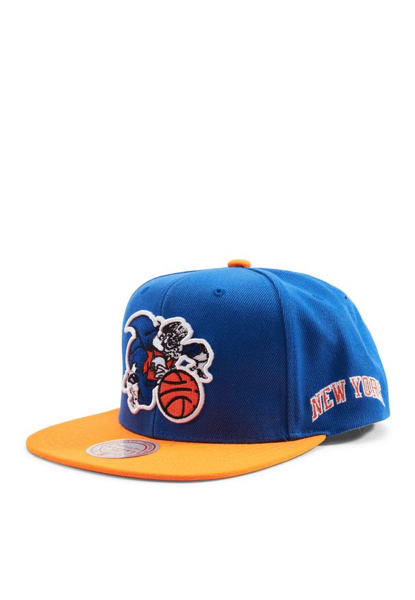Mitchell & Ness - Czapka typu snapback New York Knicks HWC Team Origins. Kolor: niebieski. Styl: sportowy