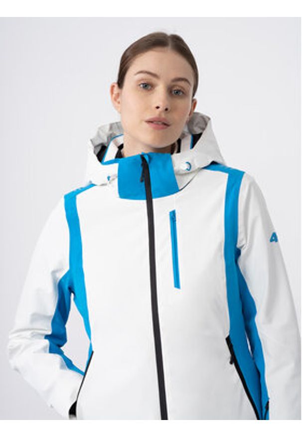 4f - 4F Kurtka narciarska 4FAW23TTJAF336 Niebieski Slim Fit. Kolor: niebieski. Materiał: syntetyk. Sport: narciarstwo